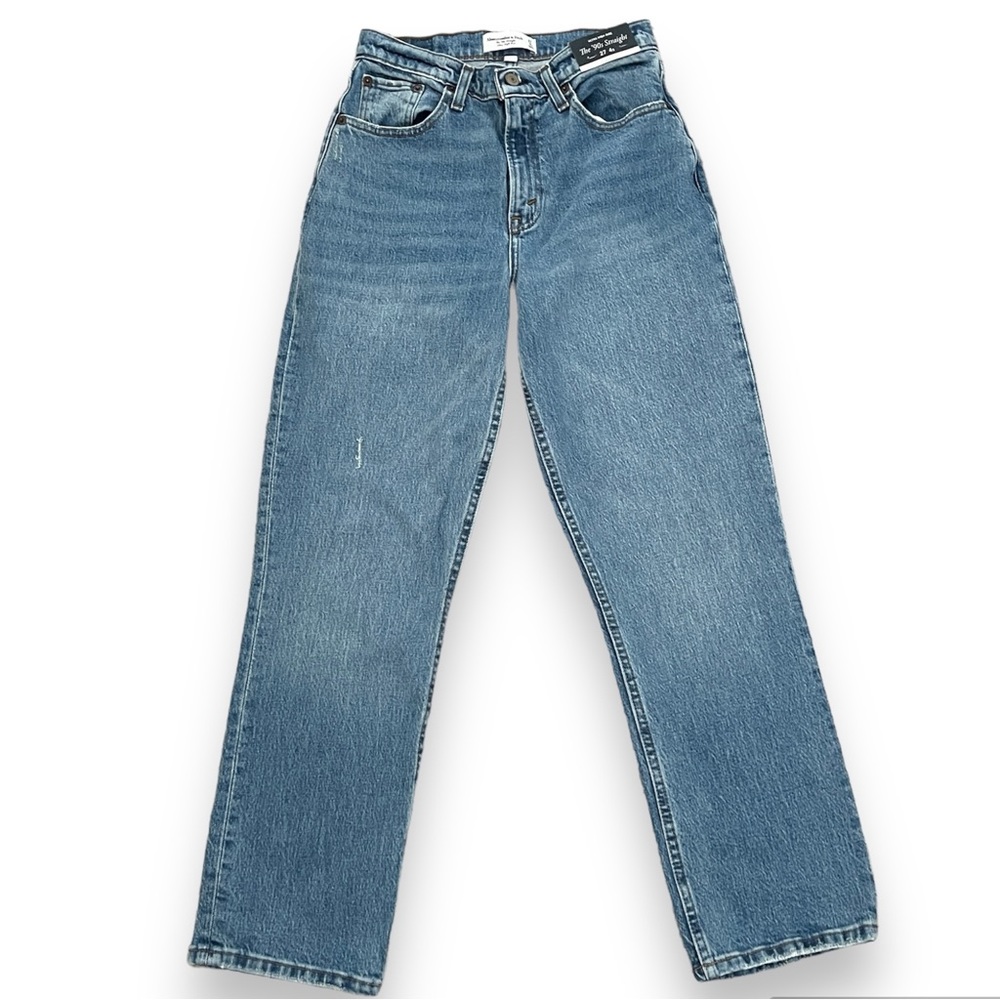 Abercrombie & Fitch 90s Straight Ultra High Rise Women Jeans Curve Love Short